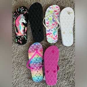 Girls Children Place summer flip-flops